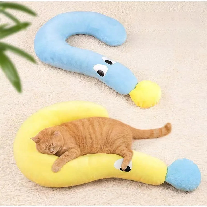 Cozy U-Shaped Pet Pillow & Blanket