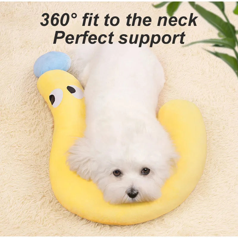 Cozy U-Shaped Pet Pillow & Blanket