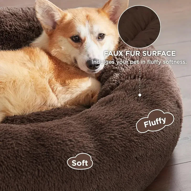 Plush Basket For Dogs