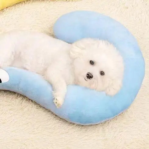 Cozy U-Shaped Pet Pillow & Blanket